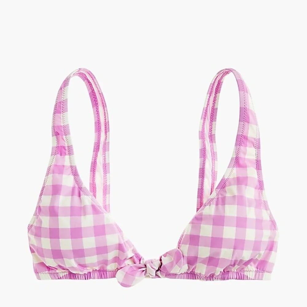 NWT Oversize Matte Gingham Bikini - Size M - Picture 4 of 12